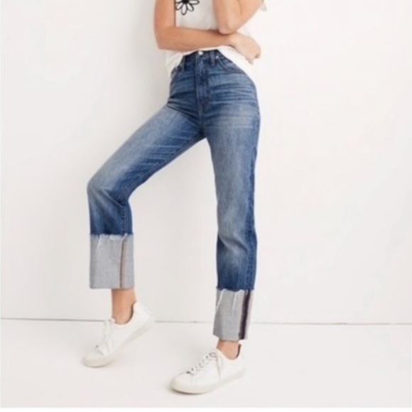 Madewell Denim - Madewell ridged crop jeans EUC